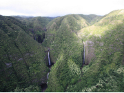 Hawaii_Air Maui_Helicopter Ride Waterfall_Molokai